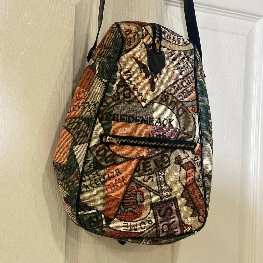 Vintage Tapestry Sling Backpack Travel Shoulder Bag Multi Color